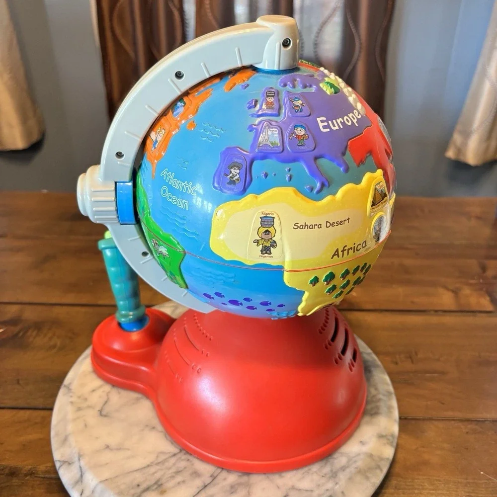 VTech Fly & And Learn Adventure Globe Non-Working For Parts